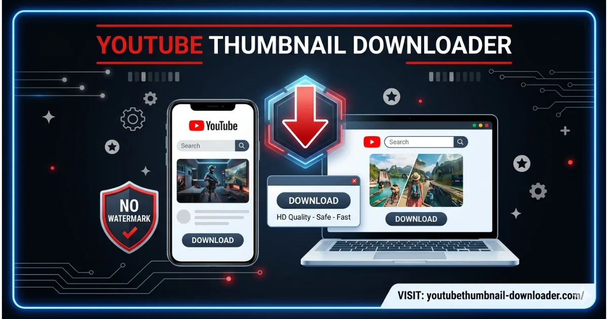 Download YouTube thumbnail without watermark