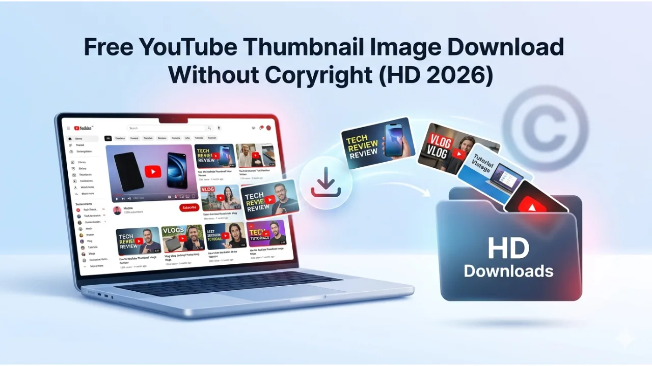 Free YouTube thumbnail download without copyright